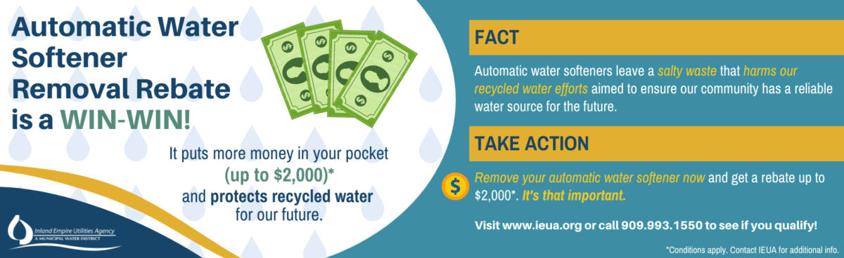 Water Softener Removal Rebate Program IEUA Water Softener Removal Rebate Program IEUA