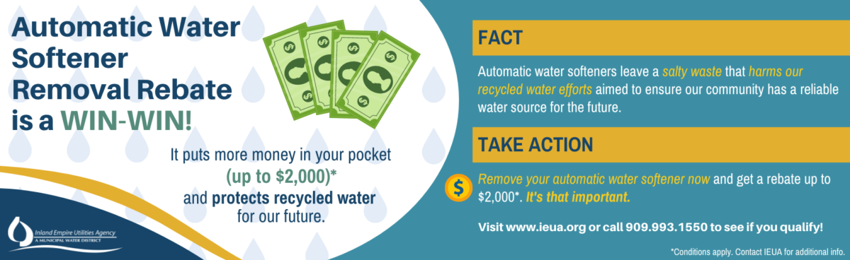 Water Softener Removal Rebate Program IEUA