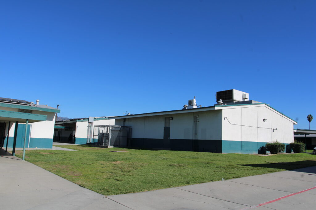 STEM Academy before turf transformation
