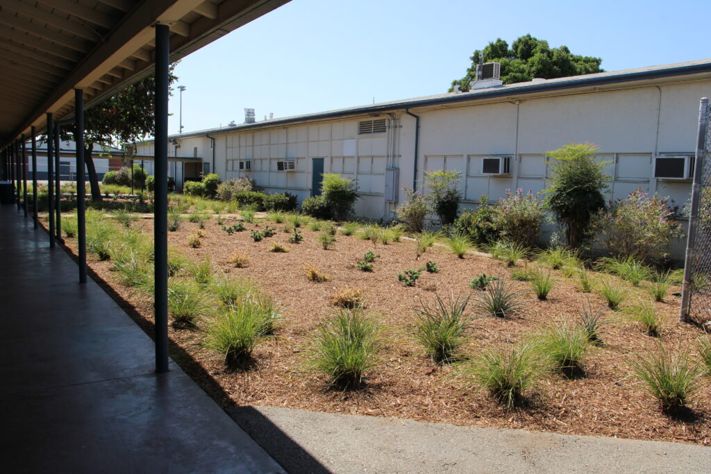 Baldwin Park High School after turf transformation