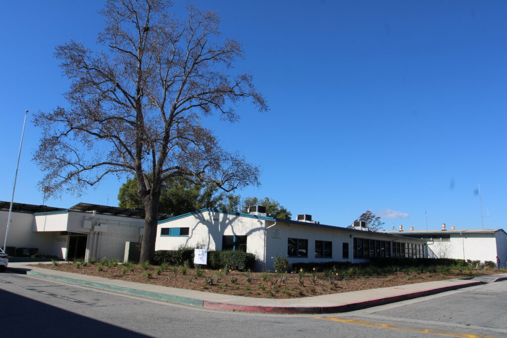 BPUSD Main Office after turf transformation
