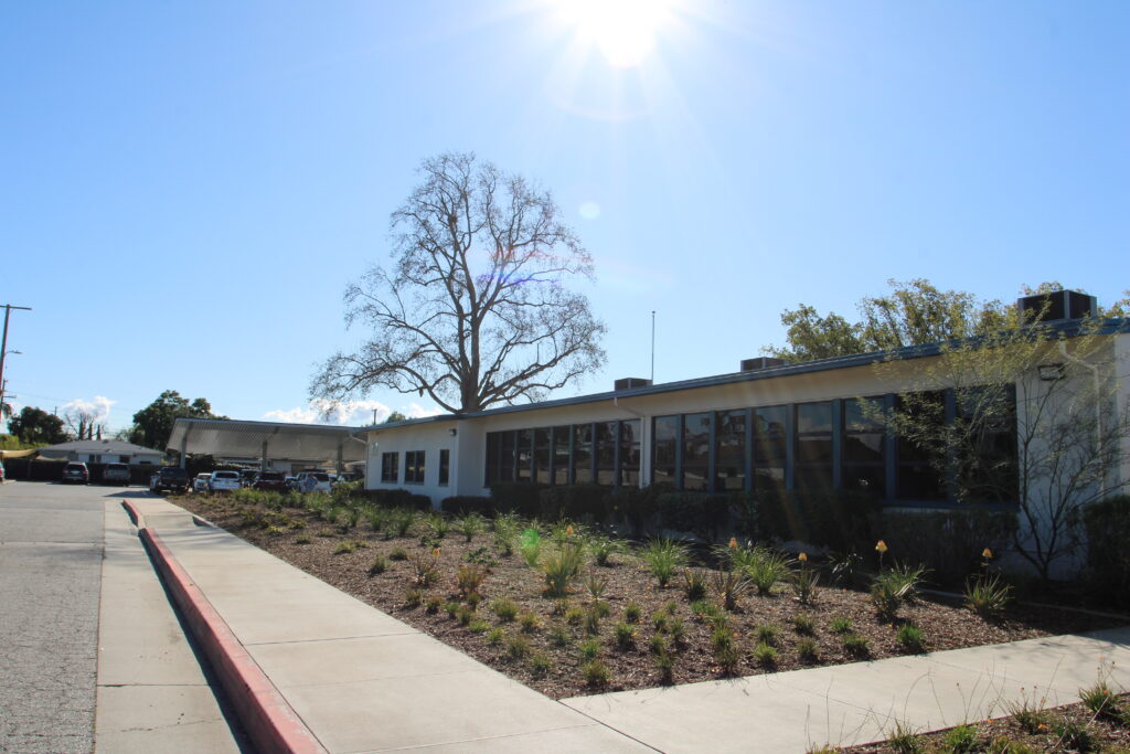 BPUSD Main Office after turf transformation