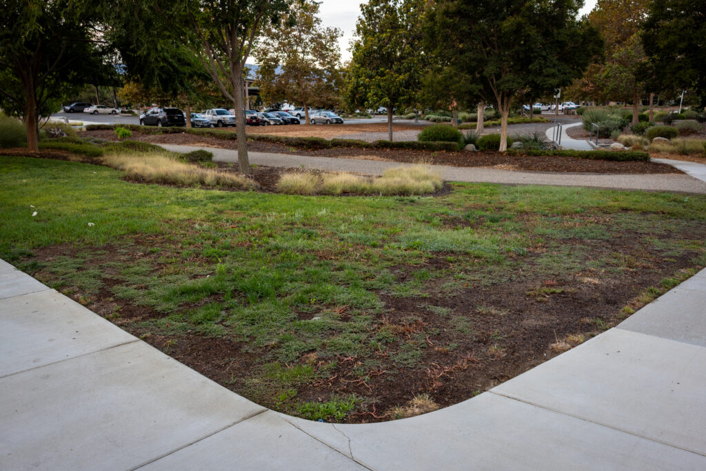 Simi Valley City Hall before turf transformation